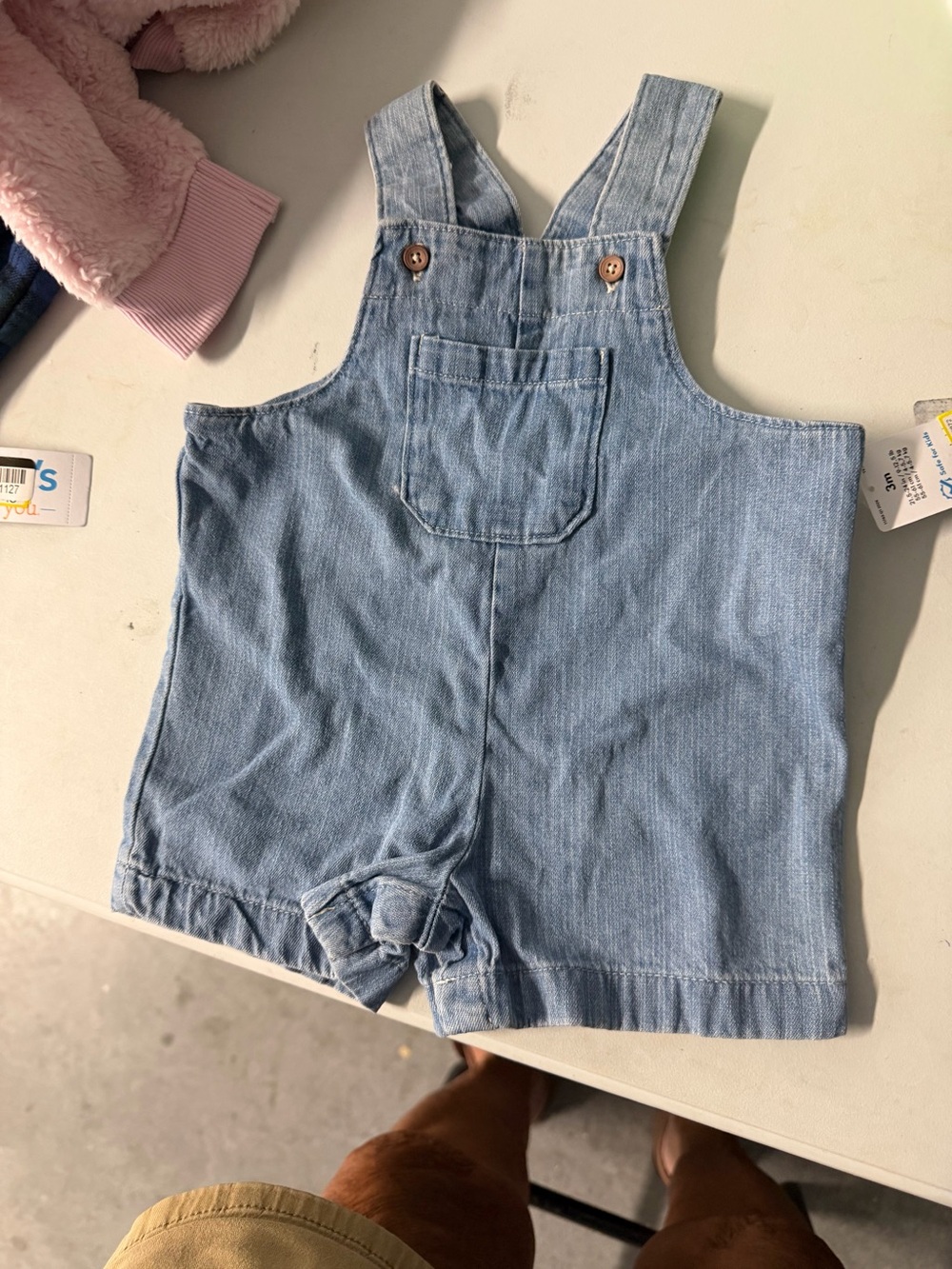Carter three months denim short tall new with tags